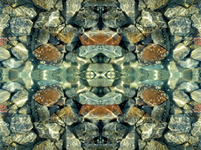 poster nature - stones water